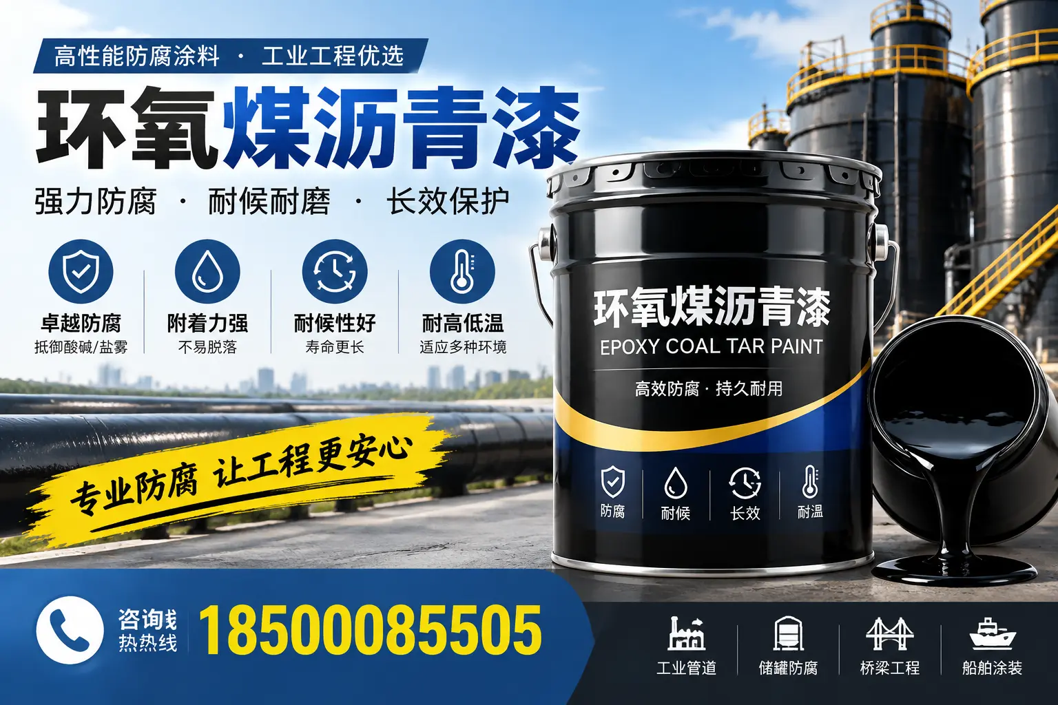 环氧煤沥青漆的施工方法与注意事项，确保在天水顺利完成