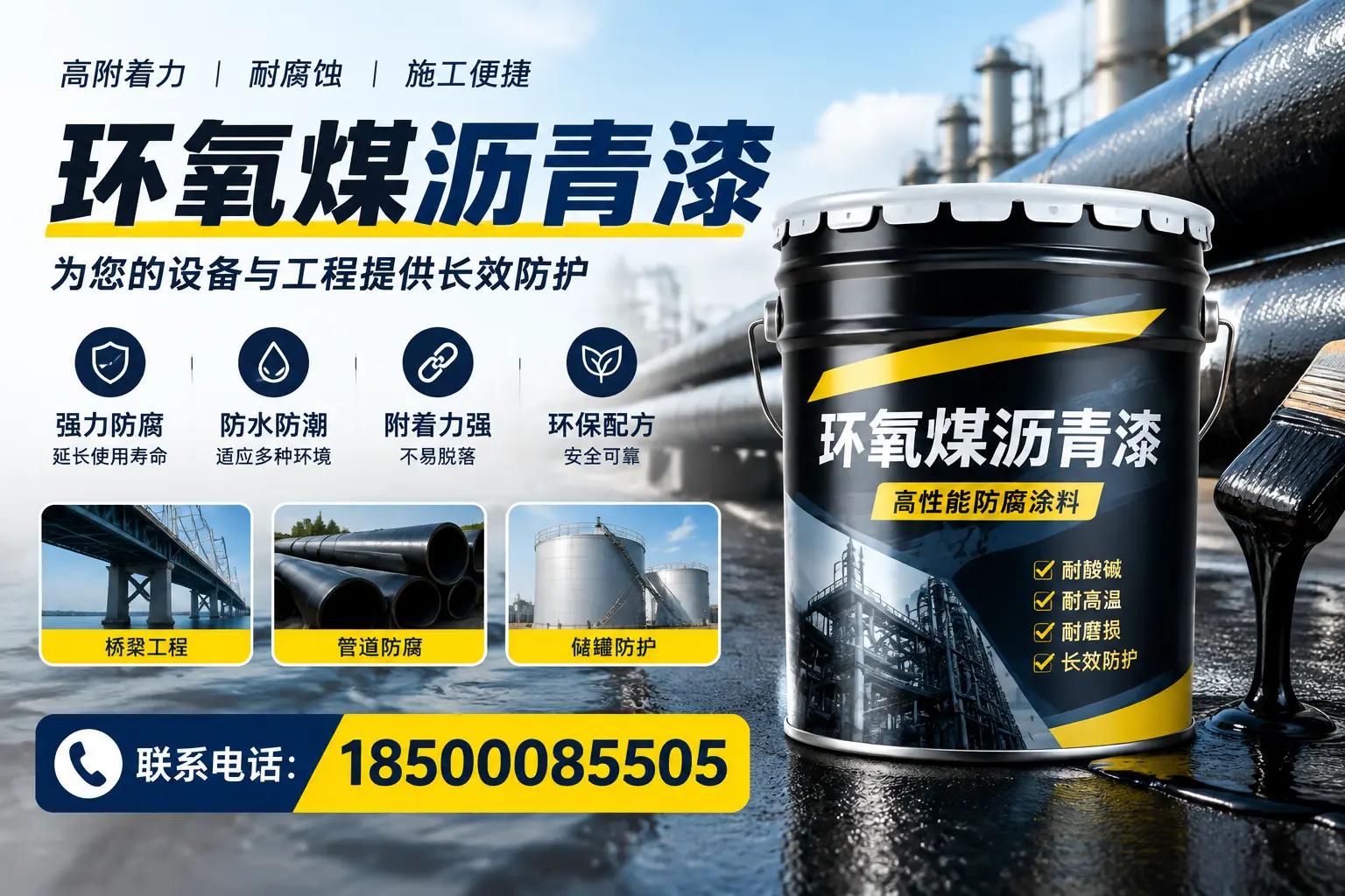 环氧煤沥青漆与其他涂料的对比分析,助力天水企业决策